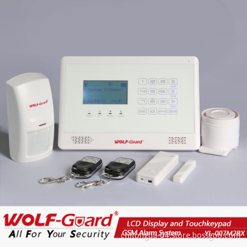 Wireless Home GSM Security Alarm System with LCD Display and Menu Instruction (YL007M2BX)